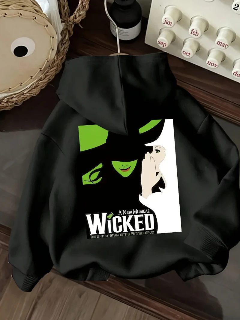 

2025 Autumn and Winter Casual Graphic Hoodie Drawstring Long Sleeves High-end Luxury Is for Both Men and Women Top Y2k