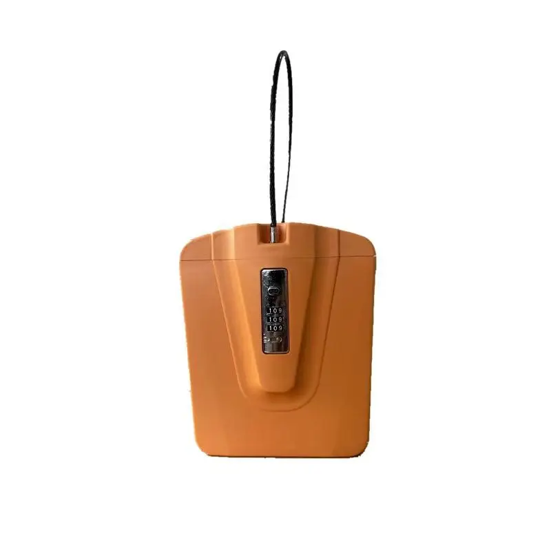 Mini Outdoor Portable EDC Password Lock Storage Box Waterproof Jewelry Key Cash Hidden Safe Tool