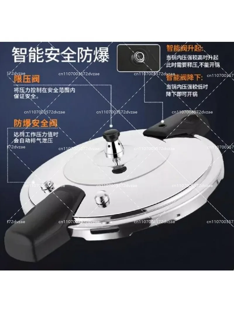 Mini 304 Stainless Steel Pressure Cooker, Quick Cooking Pot for Induction, Ceramic, and Gas Stoves