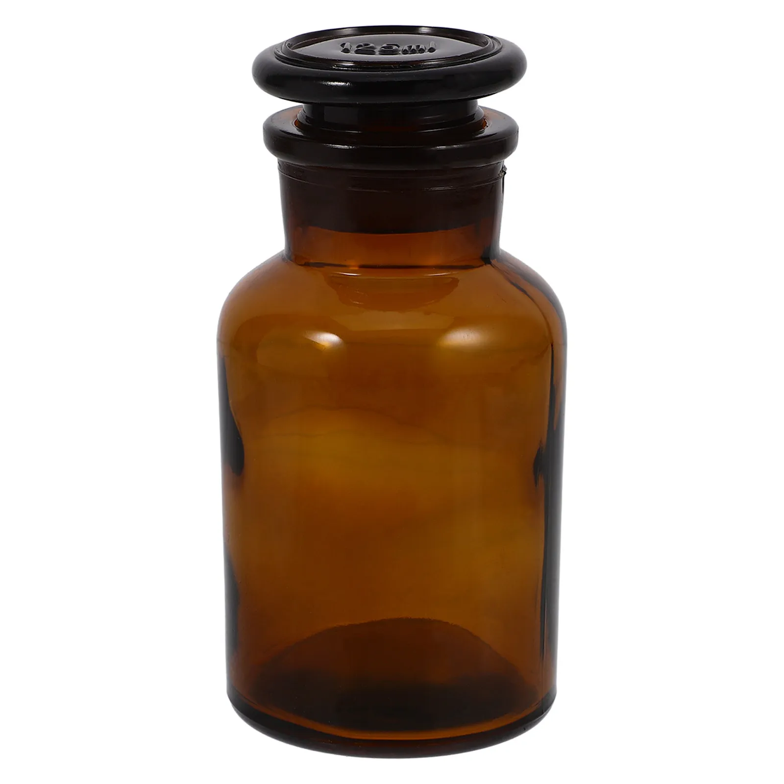 

Amber Glass Lab Reagent Bottle Wide Mouth 125Ml Laboratory Chemical Storage Precise Dispensing Scientific Glass Bottle