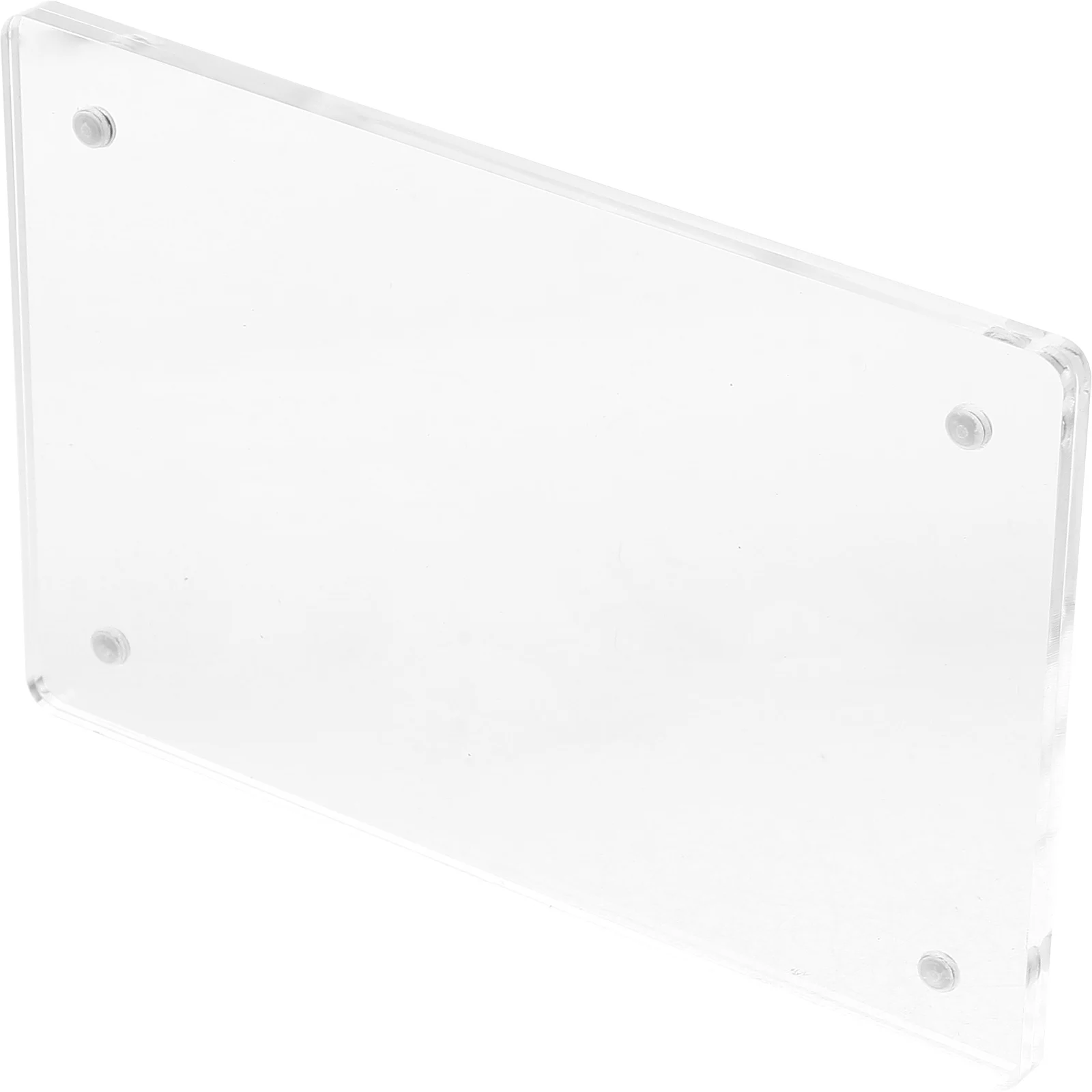 

Showcase Card Table Transparent Display Holder Clear Sign Photo Frame Stand Small Retail Signs Menu