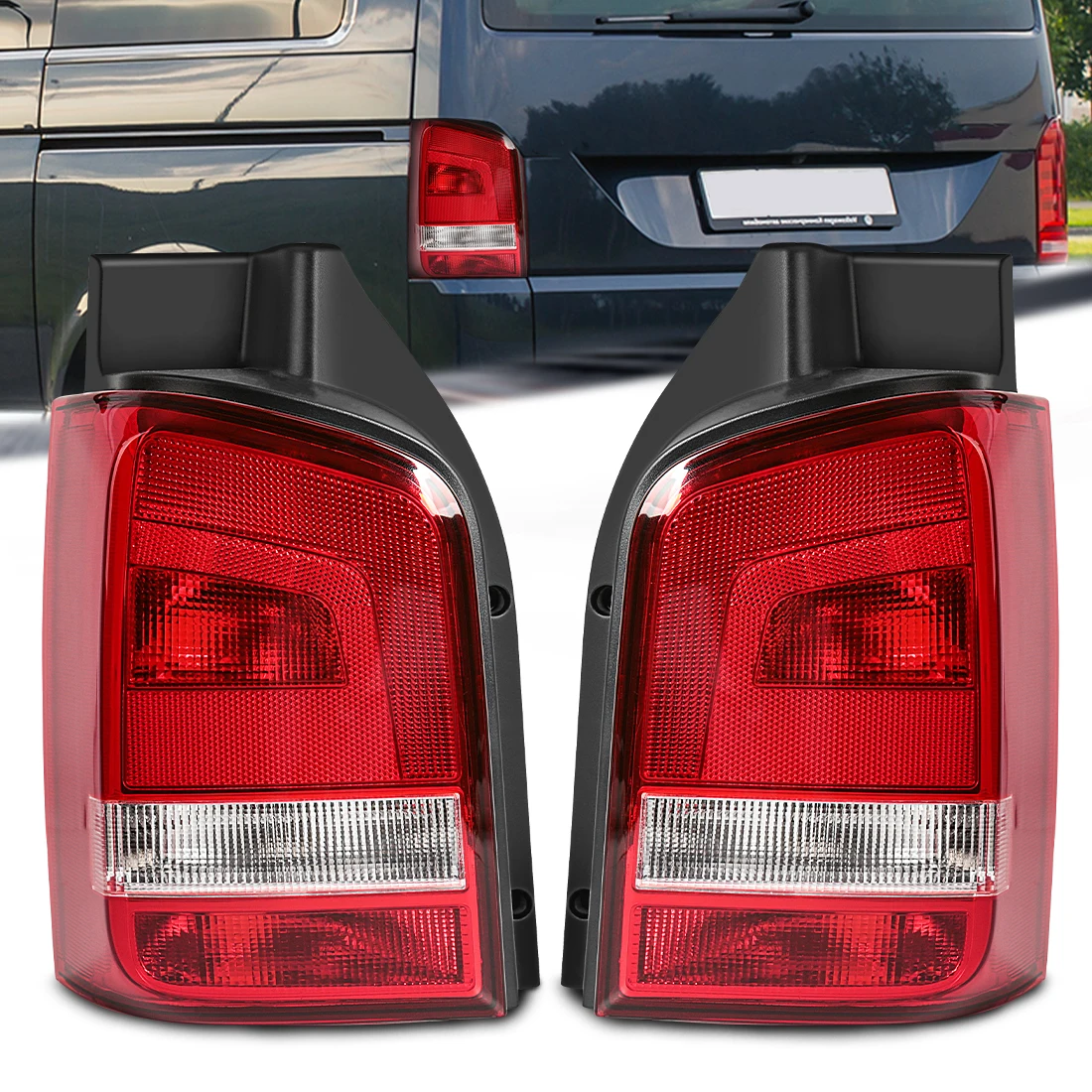 7E5945095E 7E5945096E Tail Lamp Brake Light for VW Transporter Multivan T5 2010-2015 Tail Light Assembly Car Accessories 12V