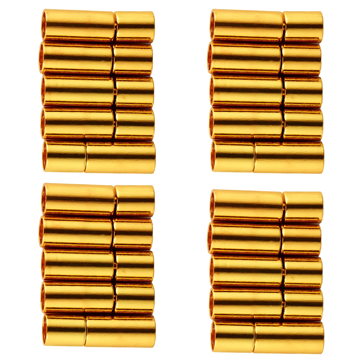 

20 Pcs Jewelry Clasps Necklace Link Buckle DIY Woven Bracelet Screw for Layering