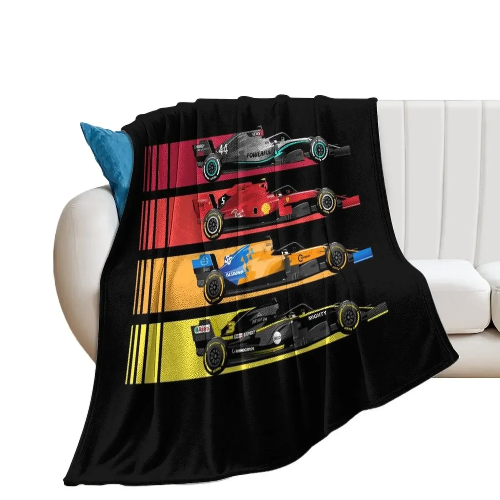 

Grand Prix Formula Cars 2023 Throw Blanket manga Soft Beach Beautifuls Blankets