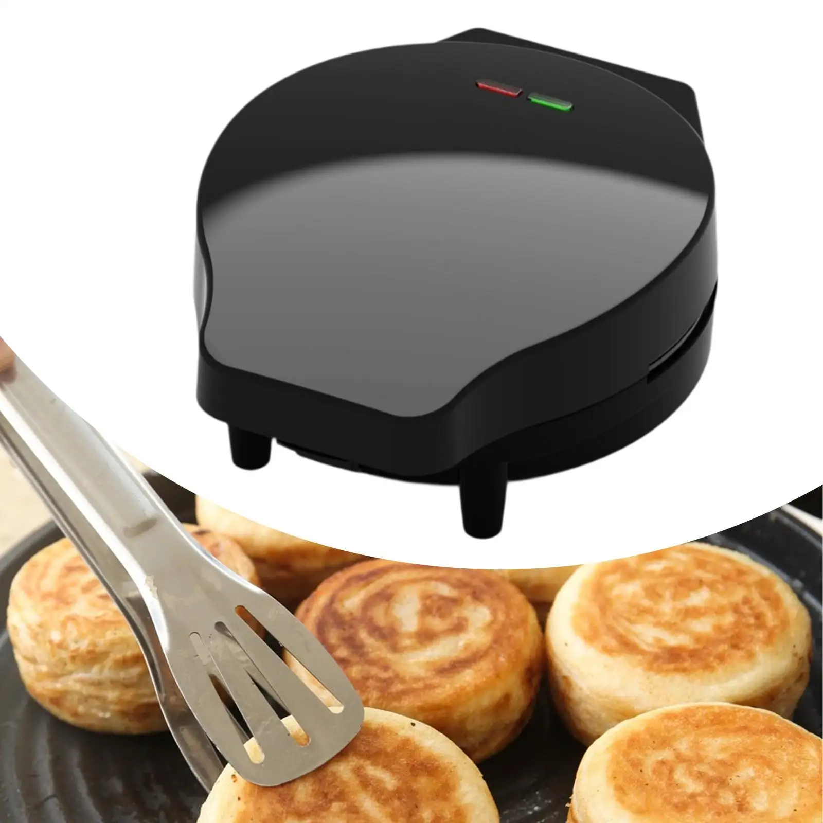 

Omelette Maker Frittata Snack Pocket Maker Compact Portable Creative Makes 2 Individual Portions Egg Cooker for Cafe Home Bar