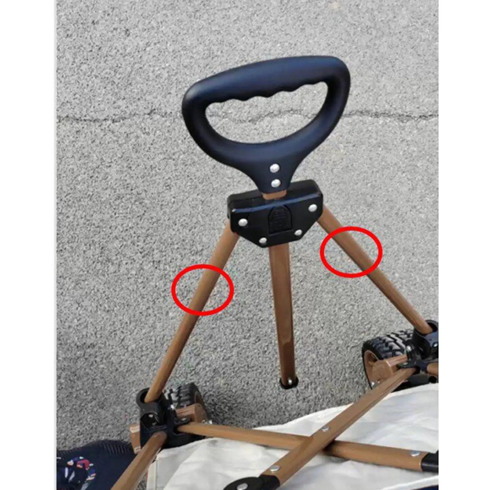Trolley Pull Handle Shopping Cart Pull Handle Professional Spare Part Picnic