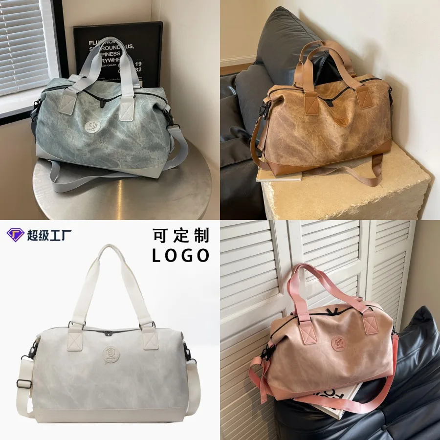 

【Новый стиль】- новая дорожная сумка, модная спортивная и фитнес-сумка, вместительная сумка для багажа, простая повседневная сумка для спорта и фитнеса.