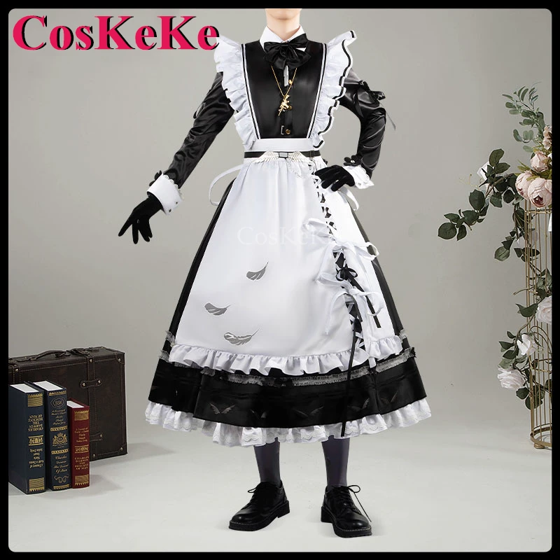 

【Customized】CosKeKe Kanakana/Knkn Anime VTuber Cosplay Costumes Fashion Sweet Maid Dress Activity Party Role Play Clothing
