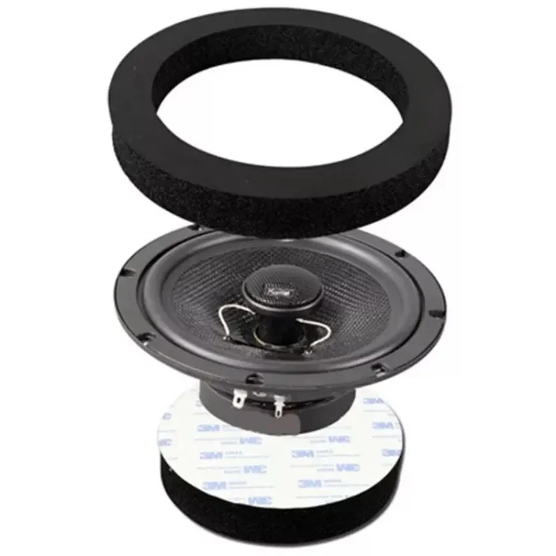 4/5/6.5 Inch Car Speaker Ring Bass Door Trim Sound Insulation Cotton Audio Speakers Sound Self Adhesive Insulation Ring