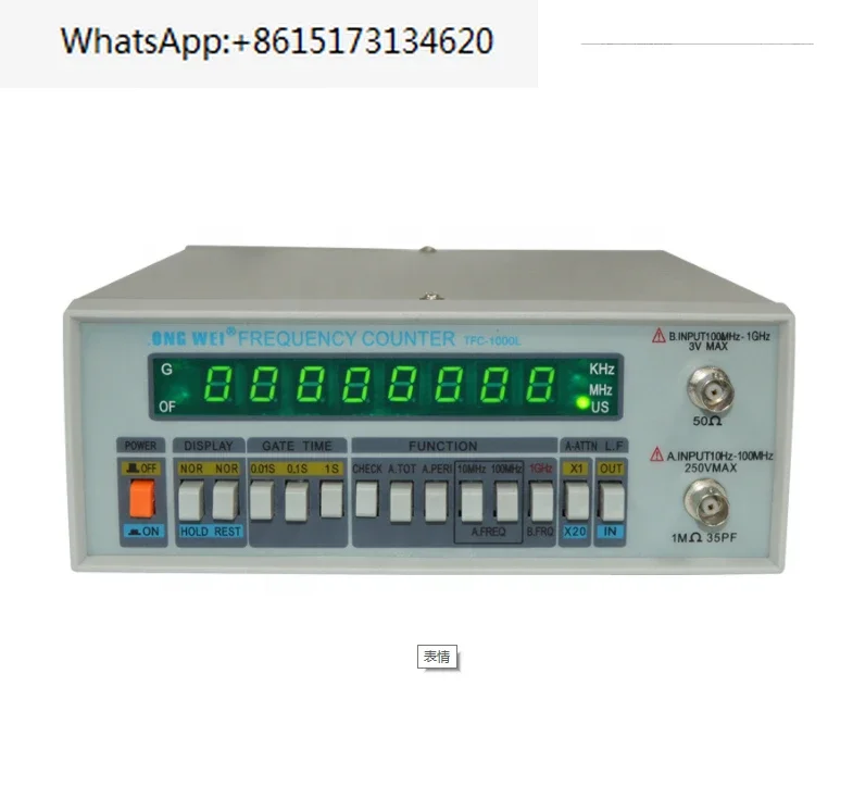 

TFC2700L Digital Display High Precision Frequency Meter 10HZ-2.7GHZ High Resolution Frequency Counter