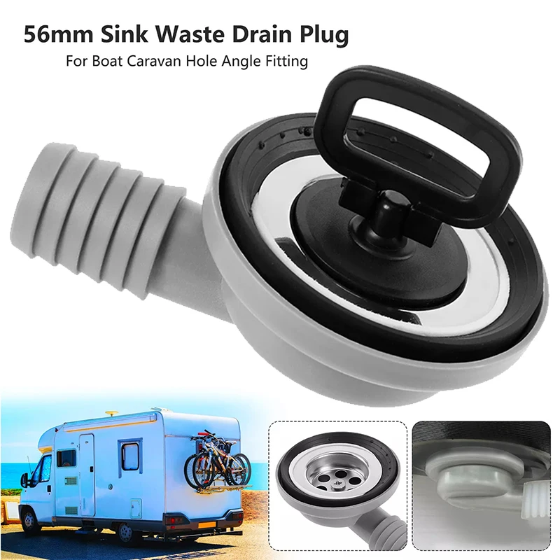 

Аксессуары для кемпера, сливной фильтр из нержавеющей стали и уплотнительная крышка, 56 мм, 2,2 дюйма, фитинг для раковины для лодки, каравана, дома на колесах
