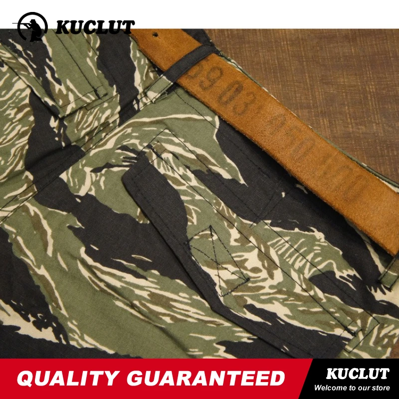 Picture 7: Tactics Camo Man Spring Autumn Pants Multi Pocket Wear-resistant Elastic Breathable Trousers Training Outdoors Camping Pantalons