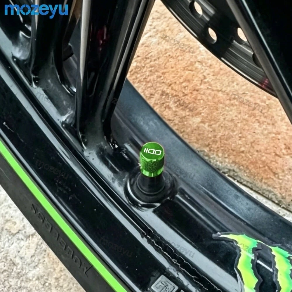 

For KAWASAKI Z1100 SE SX Versys 1100 SE Versys 1100SE Motorcycle 2PCS Tire Valve Caps Wheel Tyre Cover CNC Aluminum Alloy 2026