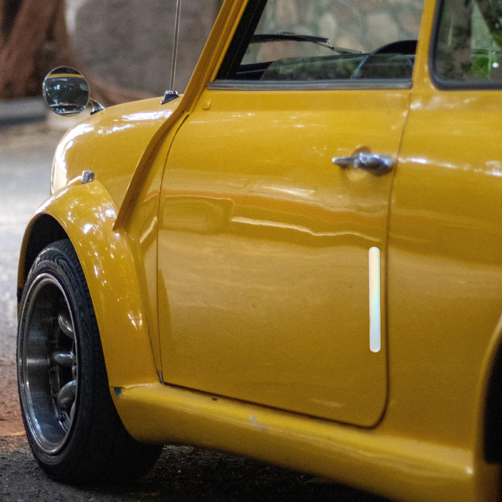 

4Sets Car Door Handle Stickers Scratch Protection Decals Multicolor Waterproof Easy Install Anti-Scratch Film for Most Models