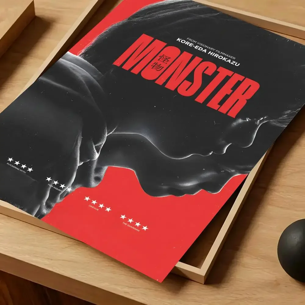 Movie M-Monster 2023 Poster Self-adhesive Art Waterproof Paper Sticker Coffee House Bar Room Wall Decor view 6