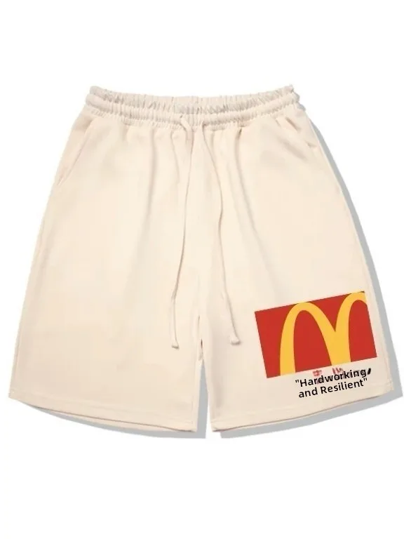 

Мужские спортивные повседневные пляжные брюки из ледяного шелка больших размеров, лето 2025, новинка, быстросохнущие, прямые штанины, средняя талия, эластичный пояс