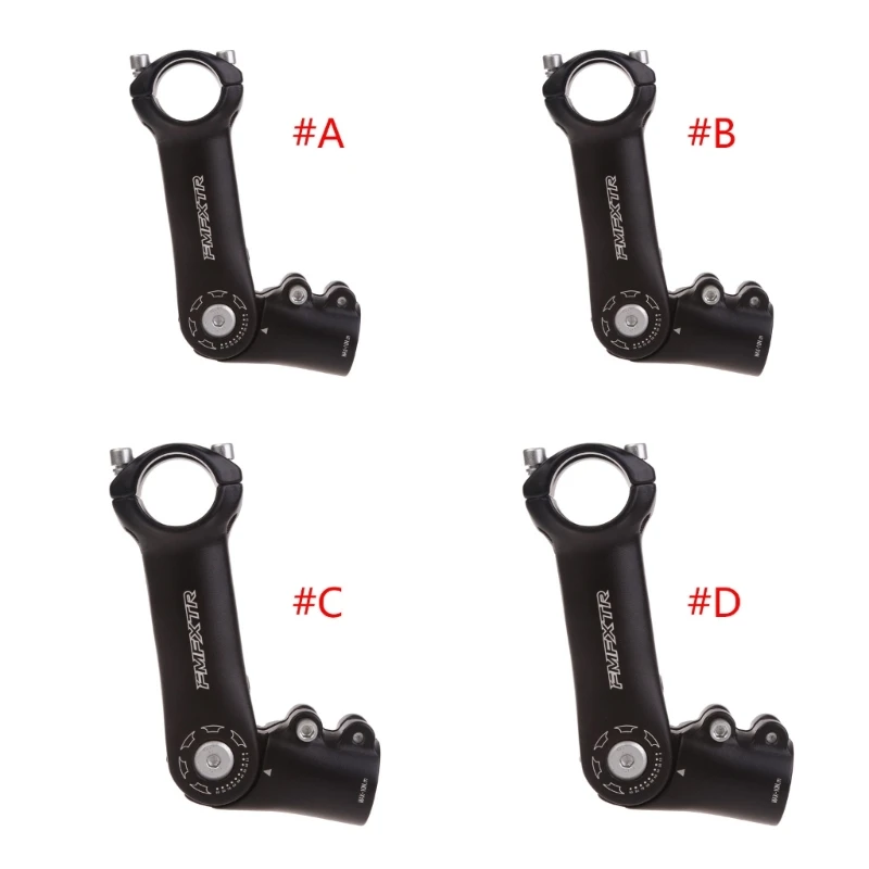 90 Degrees Adjustable Mountain Bike Stem 90mm 110mm Aluminum 25.4mm 31.8mm Short Handlebar Stem Riser For MTB Dh DropShipping