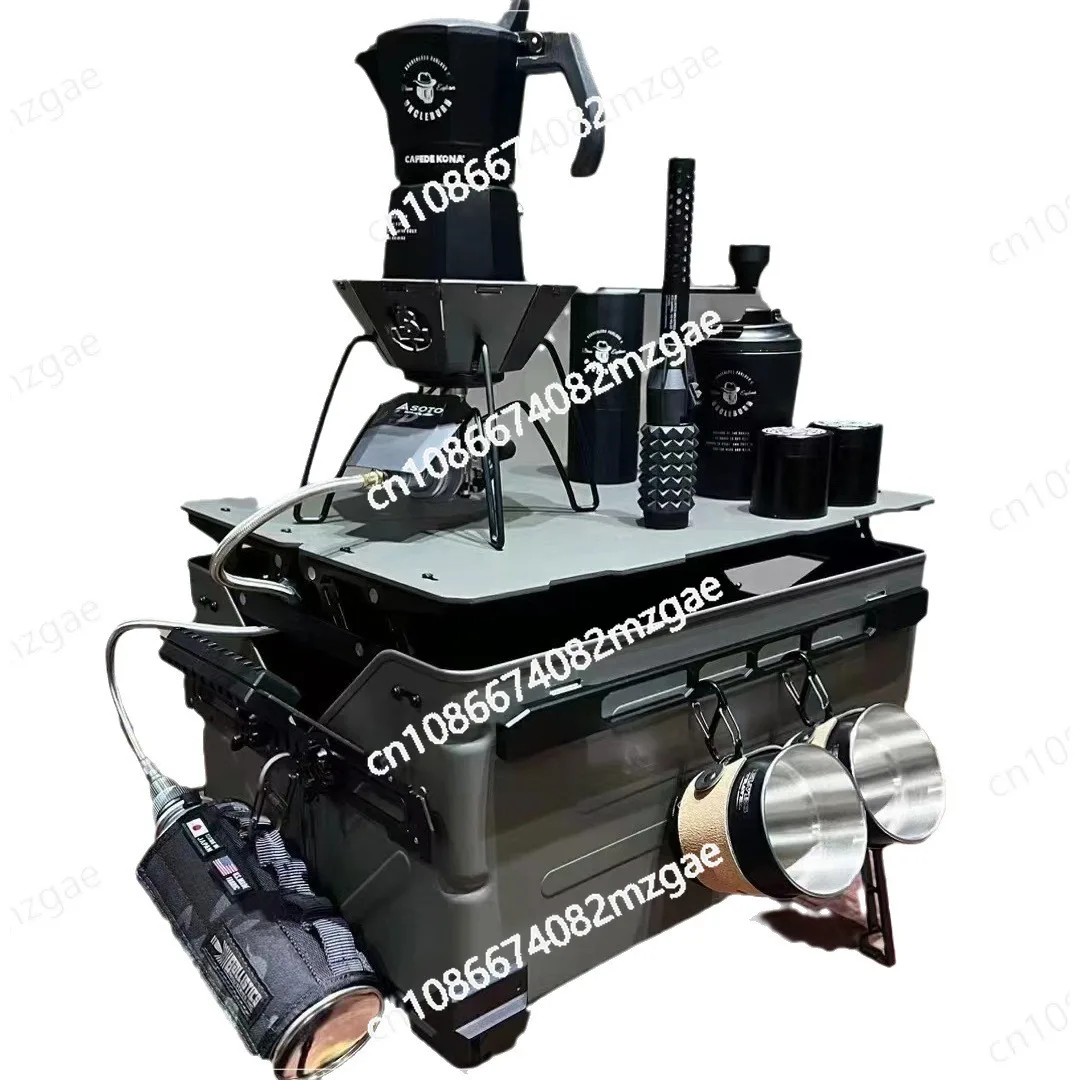 

Открытый ящик для кемпинга, тактический ящик для хранения на руле, тактическая крышка, тактическая боковая подвесная кофейная коробка