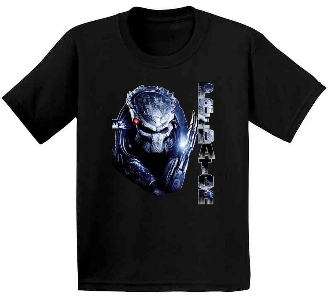 „Predator“ Alien Movie T-Shirt, schwarzes Unisex-T-Shirt mit Aufdruck, lässiger Streetstyle und Alltag