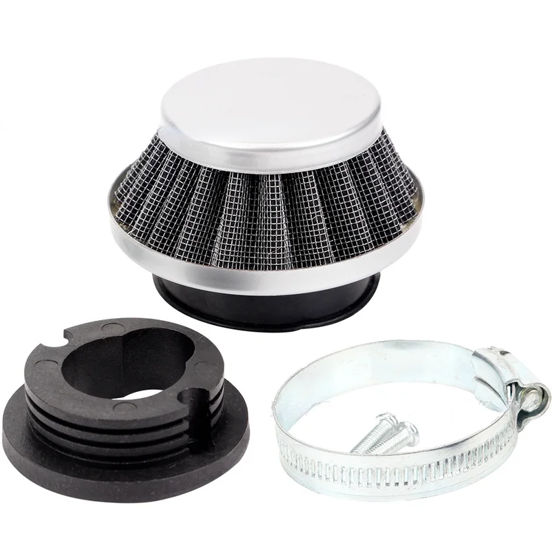 Filtro de aire de 2 tiempos para bicicleta de bolsillo, motores de estilo minimoto de 2 tiempos, ATV, Dirt Bike, MiniMoto, Go Kart, Buggy, 47CC, 49CC, 50cc, 52CC