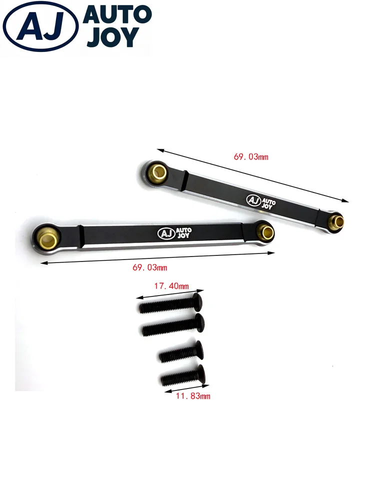 مجموعة قضبان التوجيه والقضبان المصنوعة من الألومنيوم لـ AUTO JOY RC 7075 لـ TRX MINI MAXX BL-2s 4WD شاحنة كبيرة بدون فرش 107154-1 أجزاء ترقية