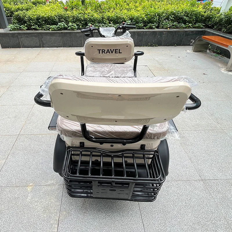 650W Carrier Electric Rickshaw Tricycle Open Body Type 48v passenger Electric Vehicle for Families