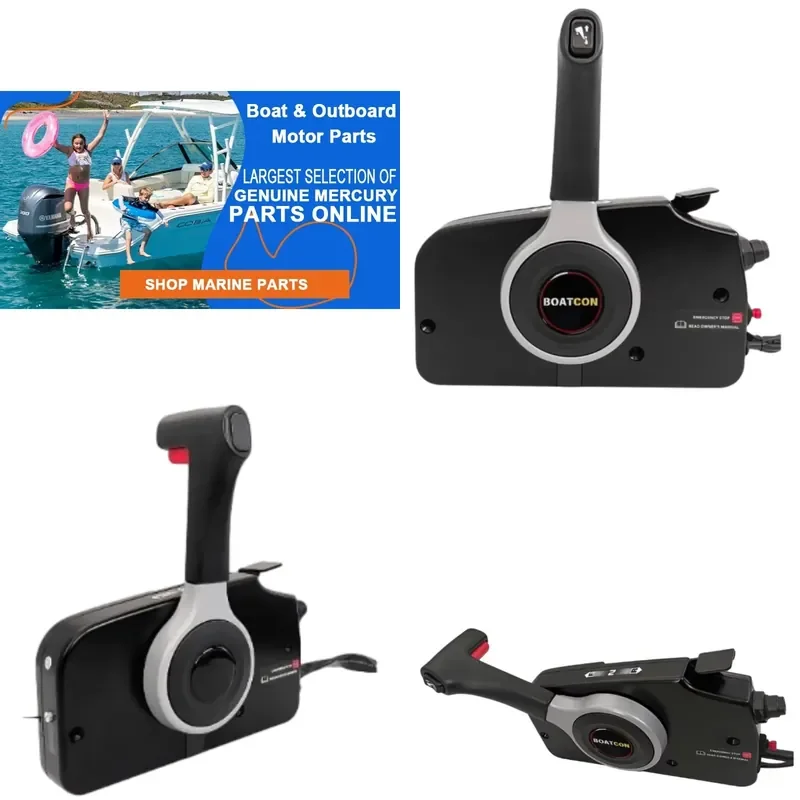for 67200-93J50 Remote Control Box Push to Open Right Hand Aftermarket Marine Parts for Outboard Boat Motor Engine