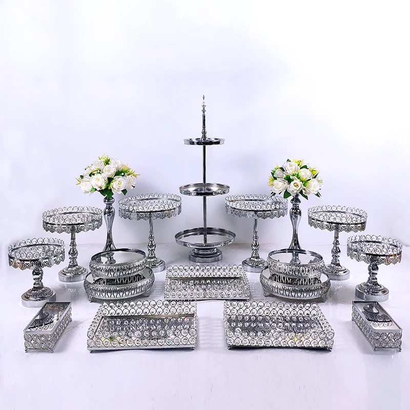 

3-19pcs cake stand cupcake tray cake tools home decoration dessert table decorating party suppliers Wedding Display