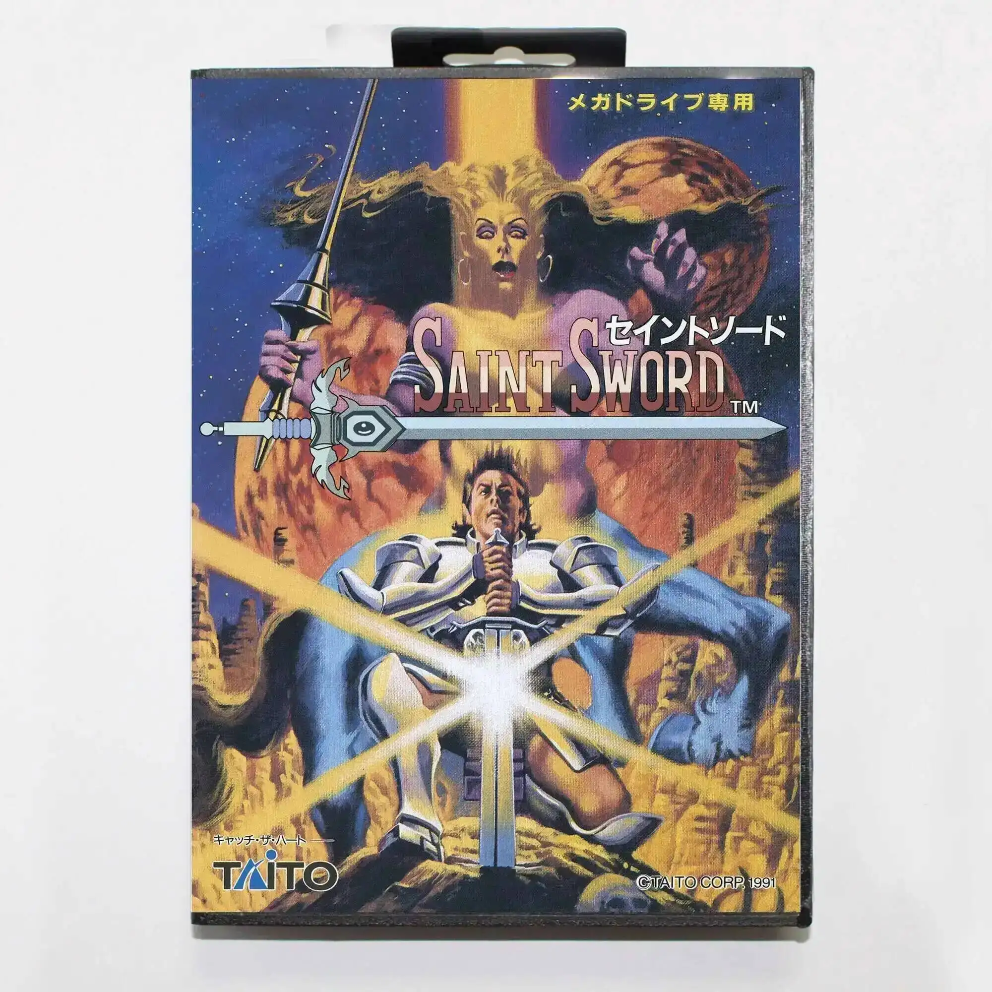 

Hot Sale Saint Sword Game Card With JP Box 16bit MD Cart For Sega Mega Drive/Genesis System