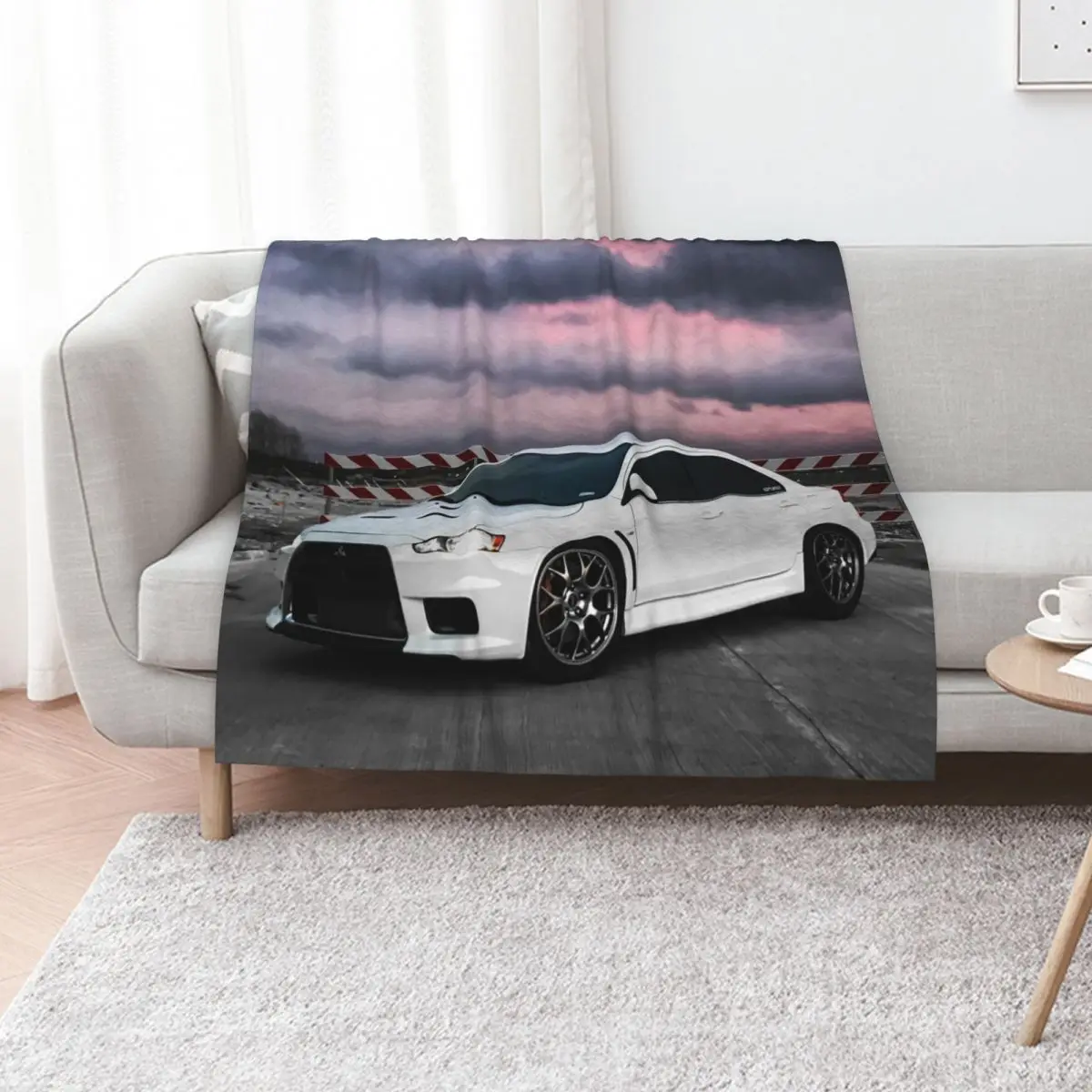 

Evo X Throw Blanket Thermals For Travel Sofa Furrys Cute Blankets