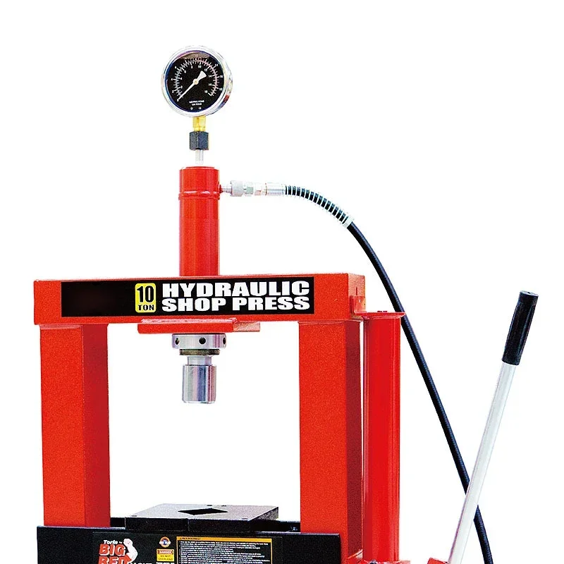 Auto repair manual desktop 10-ton hydraulic press Press-fit bearing press Forging hydraulic press