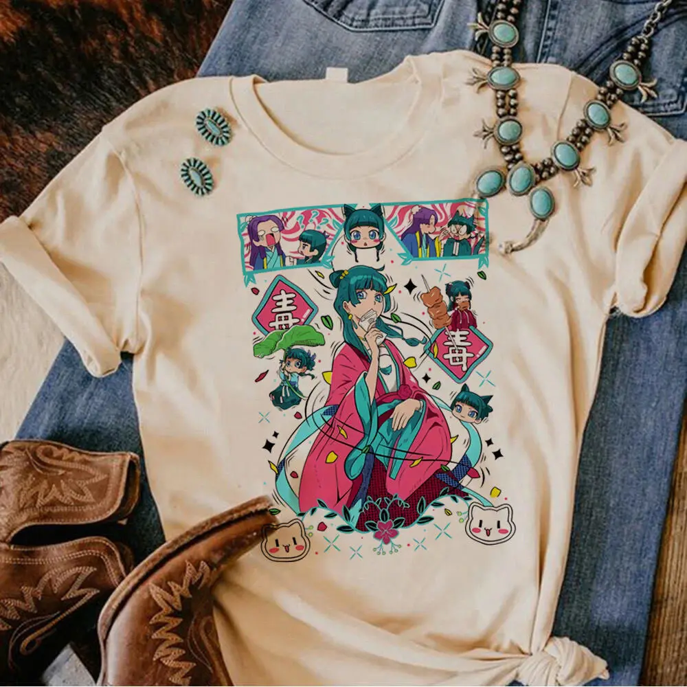 Apothecary Diaries shirt girl Comfortable kawaii graphic University streetwear Pop Culture tshirt Y2k Punk 2000s Grunge Colorful