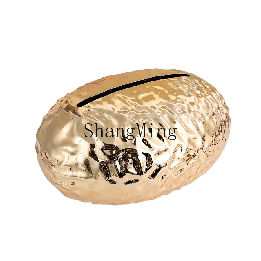 

PYH simple egg-shaped plastic tissue box drawer box simple light luxury corrugated home living room dining table napkin