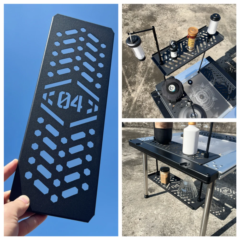 لوحة طاولة IGT للتخييم من سبائك الألومنيوم للشواء والنزهات لوحة تمديد طاولة IGT متعددة الوظائف للتخييم في الهواء الطلق #5