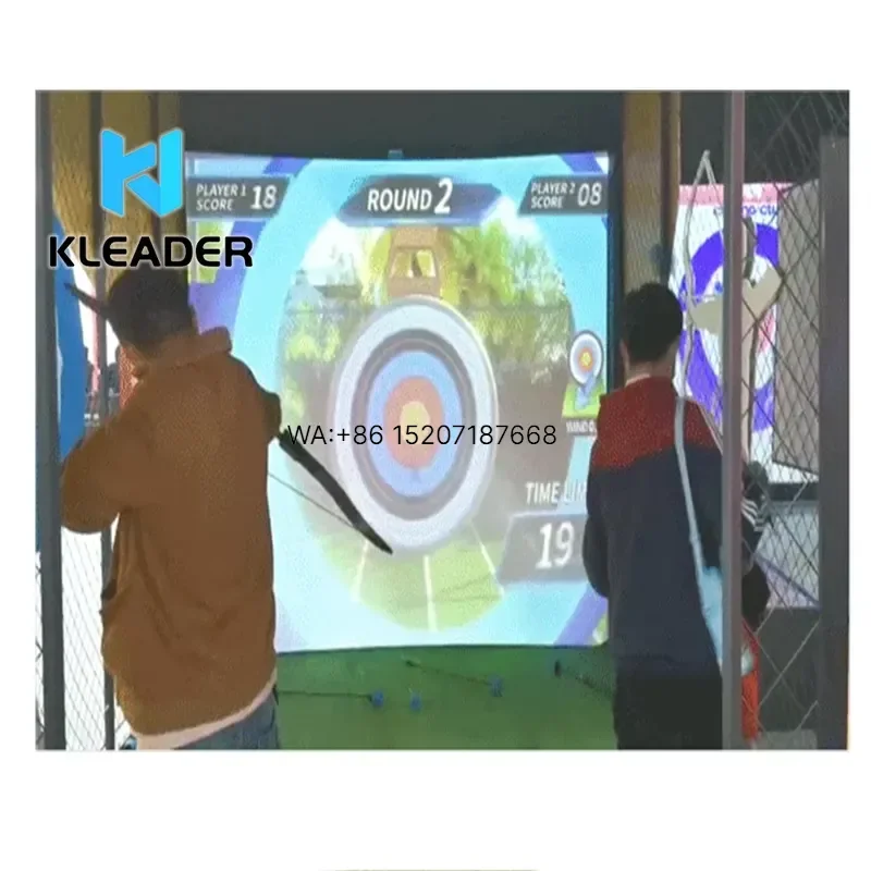 Wmwmnu for Virtual Bow and Arrow Game Interactive Projector Archery Games Digital Archery Range Product Fitness Game Video