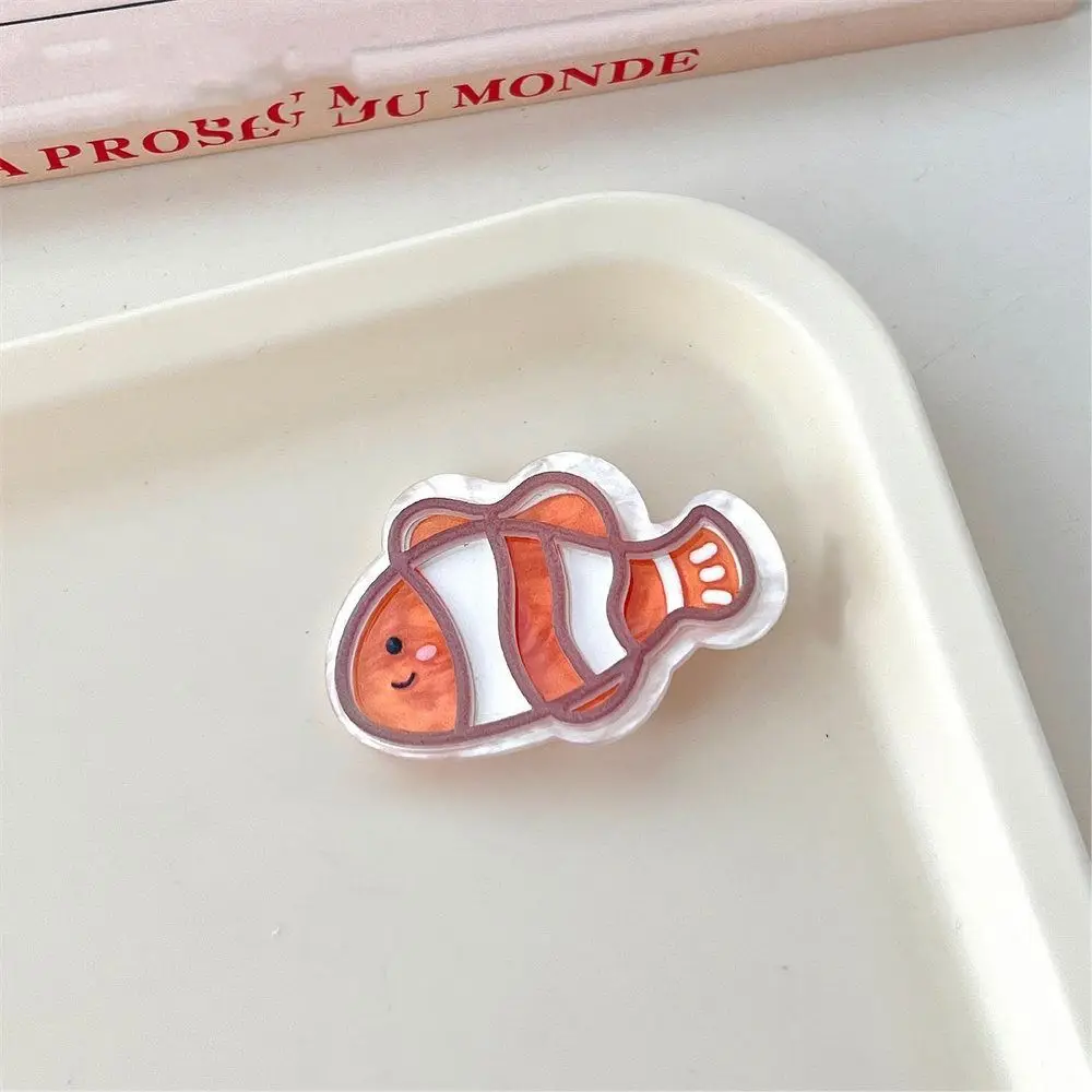 

Cute Conch Ocean Fish Hairpin Jellyfish Coral Dolphin Hair Clips Korean Style Acrylic Animal Duckbill Clip Daily