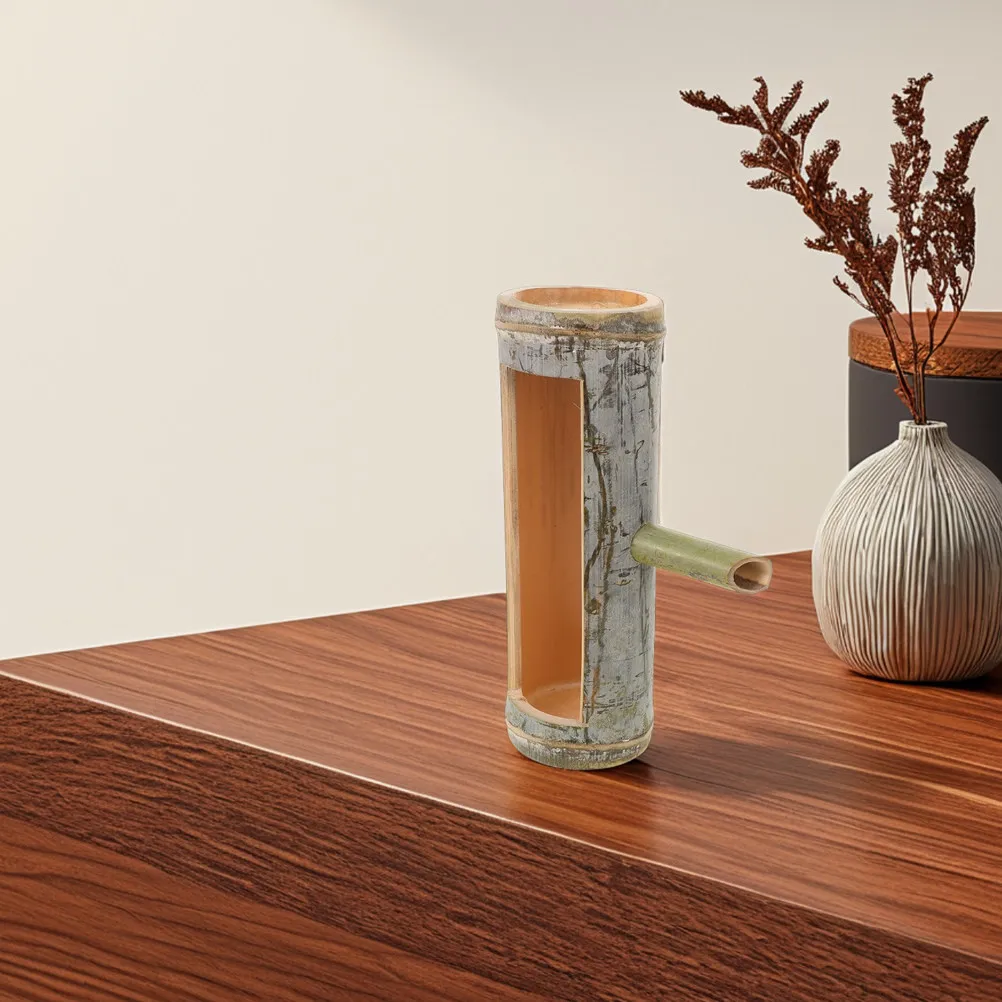 

Уличный бамбуковый фонтан ручной работы для дзен-сада, пруда, аквариума, декора интерьера, азиатский дизайн с эффектом водопада