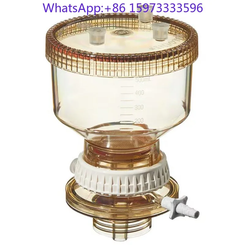 DS0320‑5045 Reusable Bottle‑Top Filter 500ML 45mm Polysulfone Laboratory Liquid Filtration Processing Component