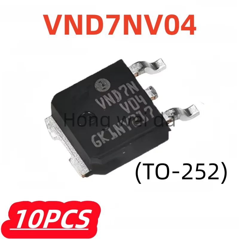 10Pcs/lot 100% New VND7NV04 VND7N V04 TO-252 IC Chip Original