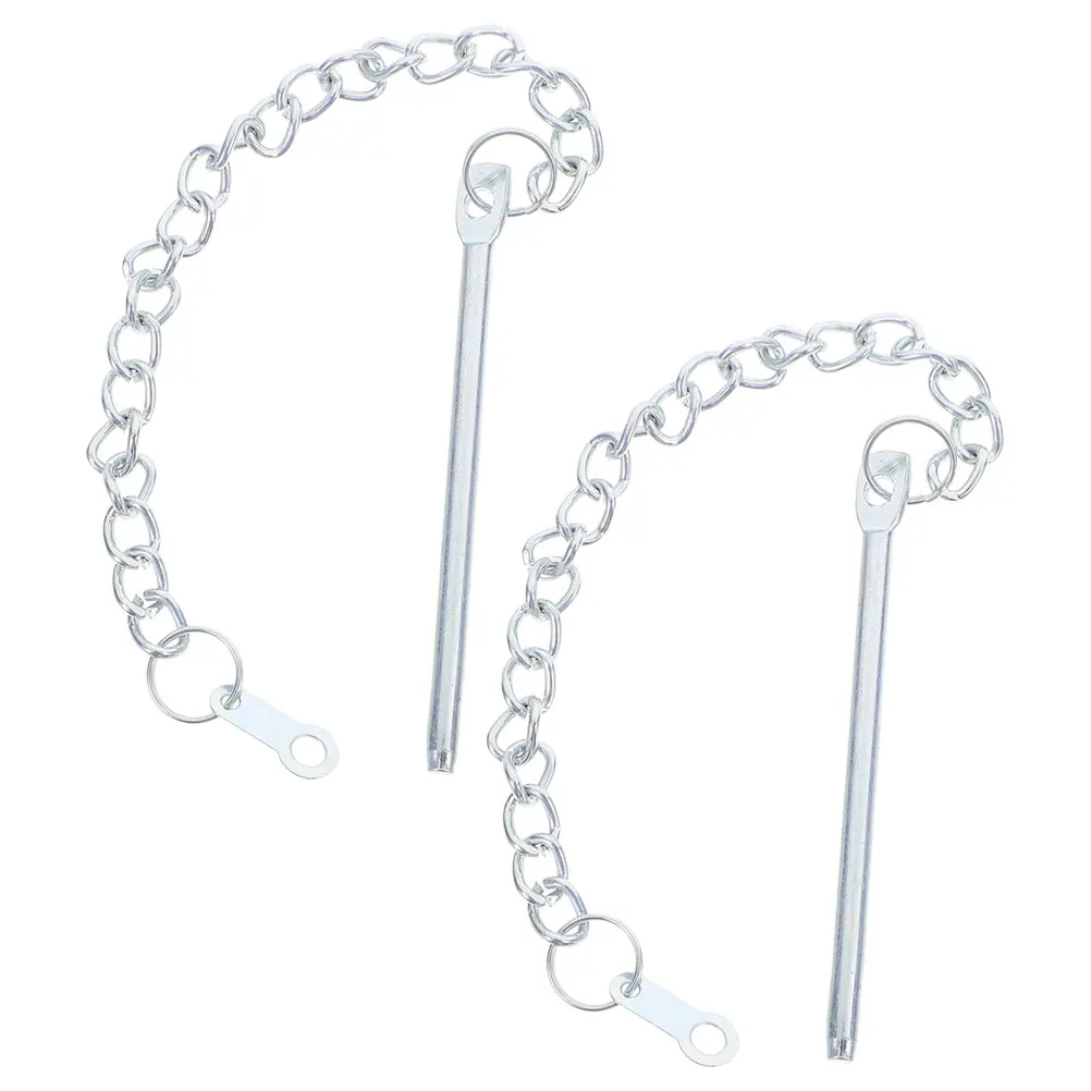 

2pcs Outdoor Parasol Accessories Durable Chain Pin Replacement Garden Patio Umbrella Parts Easy Installation Portable Design