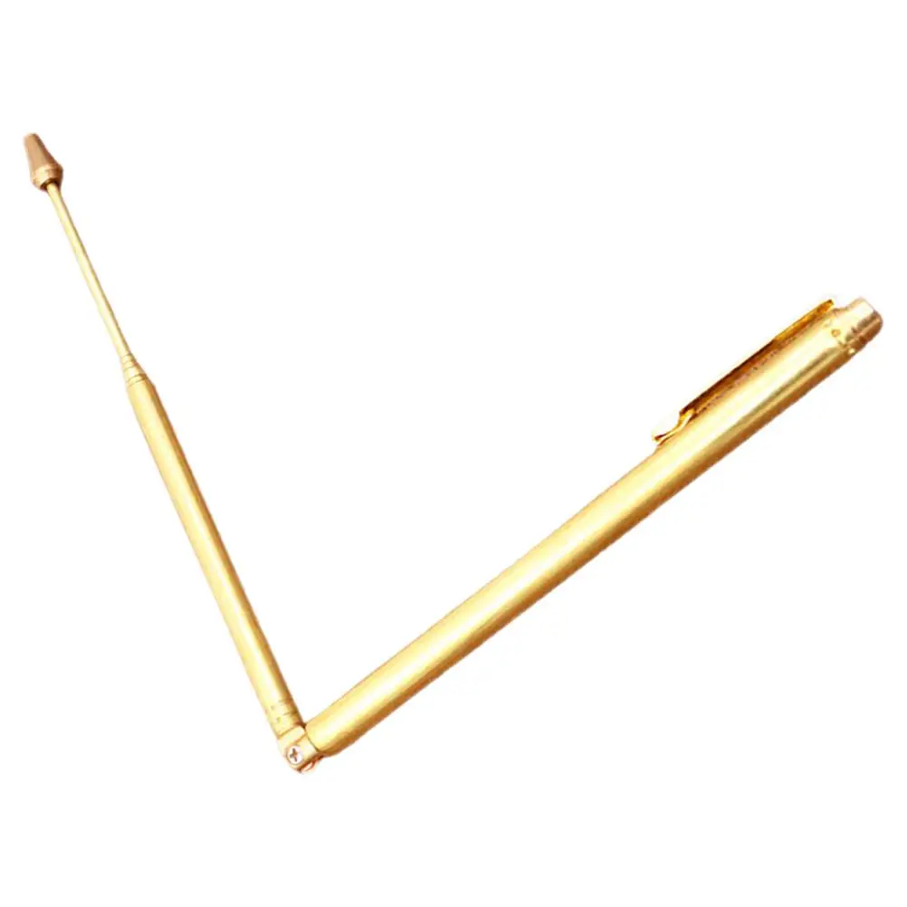 

Copper Antenna Dragon Ruler Retractable Dowsing Rod Divination Tool for Water Metal Detection Portable Practical Treasure