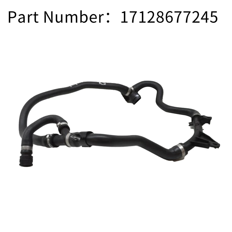 17128677245 Car Intercooler Coolant Hose Parts Component For BMW 4 Series GC Cabriolet (F33) Coupe (F32) Coolant Radiator Pipe