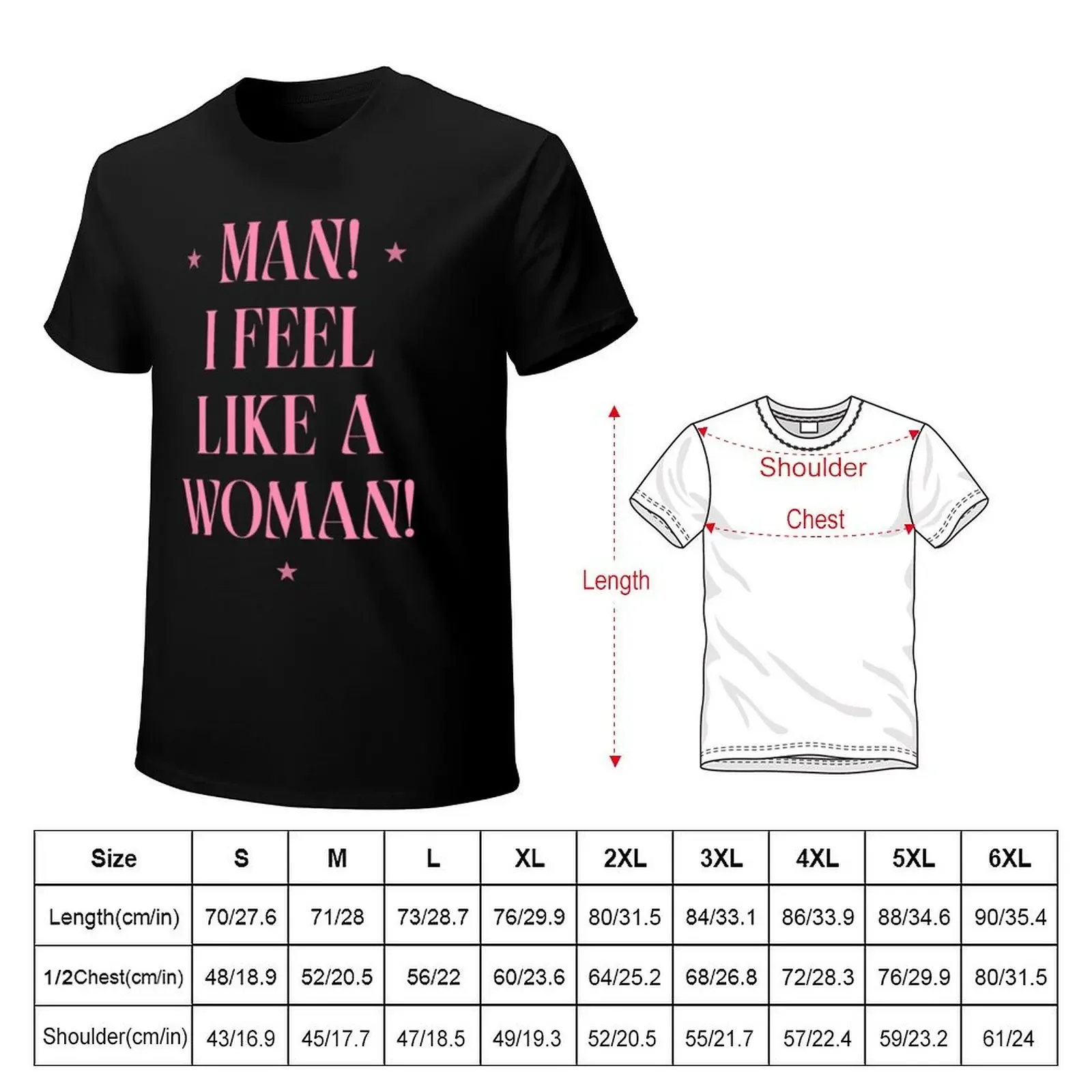 Man! I feel Like A Woman! Shania Twain Premium Scoop T-shirt heavyweights funnys oversized t shirts for men pack