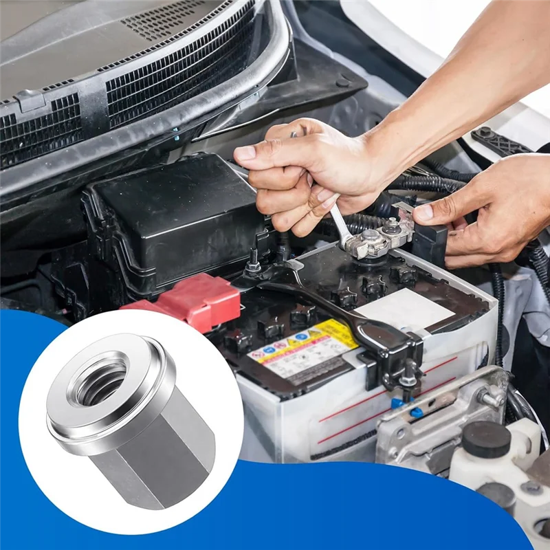 

ABBO-для стандартной шпильки 3/8 дюйма, 10 шт., гайка шпильки для батареи 3/8 дюйма, закрытая гайка из нержавеющей стали