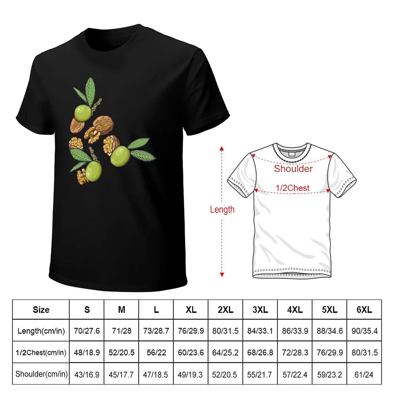 cheeky walnuts pattern T-Shirt quick-drying shirts graphic tee anime shirts men