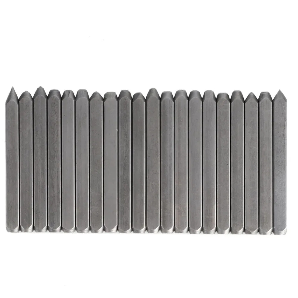 20pcs、16pcs Full Set Black Anvil Chisel Equipment Kit Metal Jewelry Processing Tools Metal Stamping Tools Hand Carved