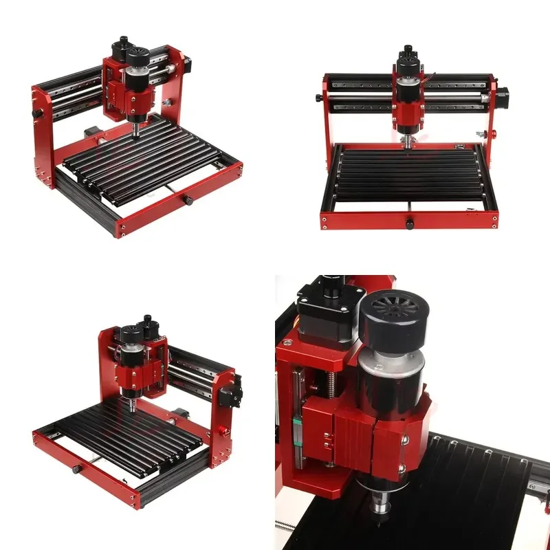 3020 Plus CNC Engraving and Cutting Machine 3 Axis Square Guide Rail All Metal Desktop Router 500W Spindle for Woodworking