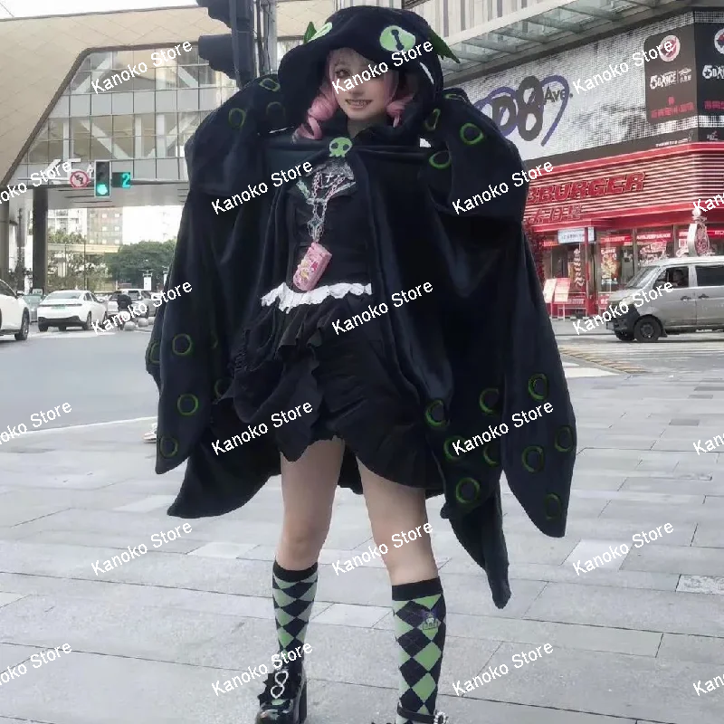 クルルタコケープぬいぐるみパジャマかわいい漫画 Y2k アニメマントコスプレハロウィン大人冬パジャマブランケットケープ
