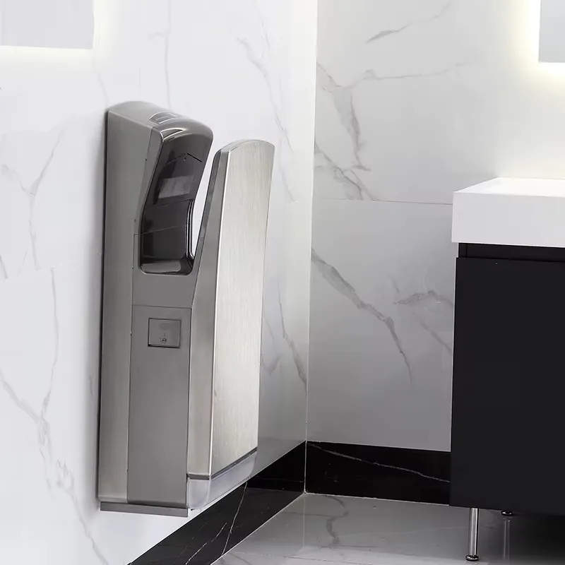 Commercial High-Speed Brushless Motor Hand Dryer Stainless Steel Automatic Jet for Household and Hotel Use
