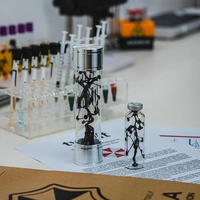 

Biochemical Crisis Handmade T Virus Model Small Spiral Sample Bottle Handmade Box Gift Card Toys Gifts For Boys